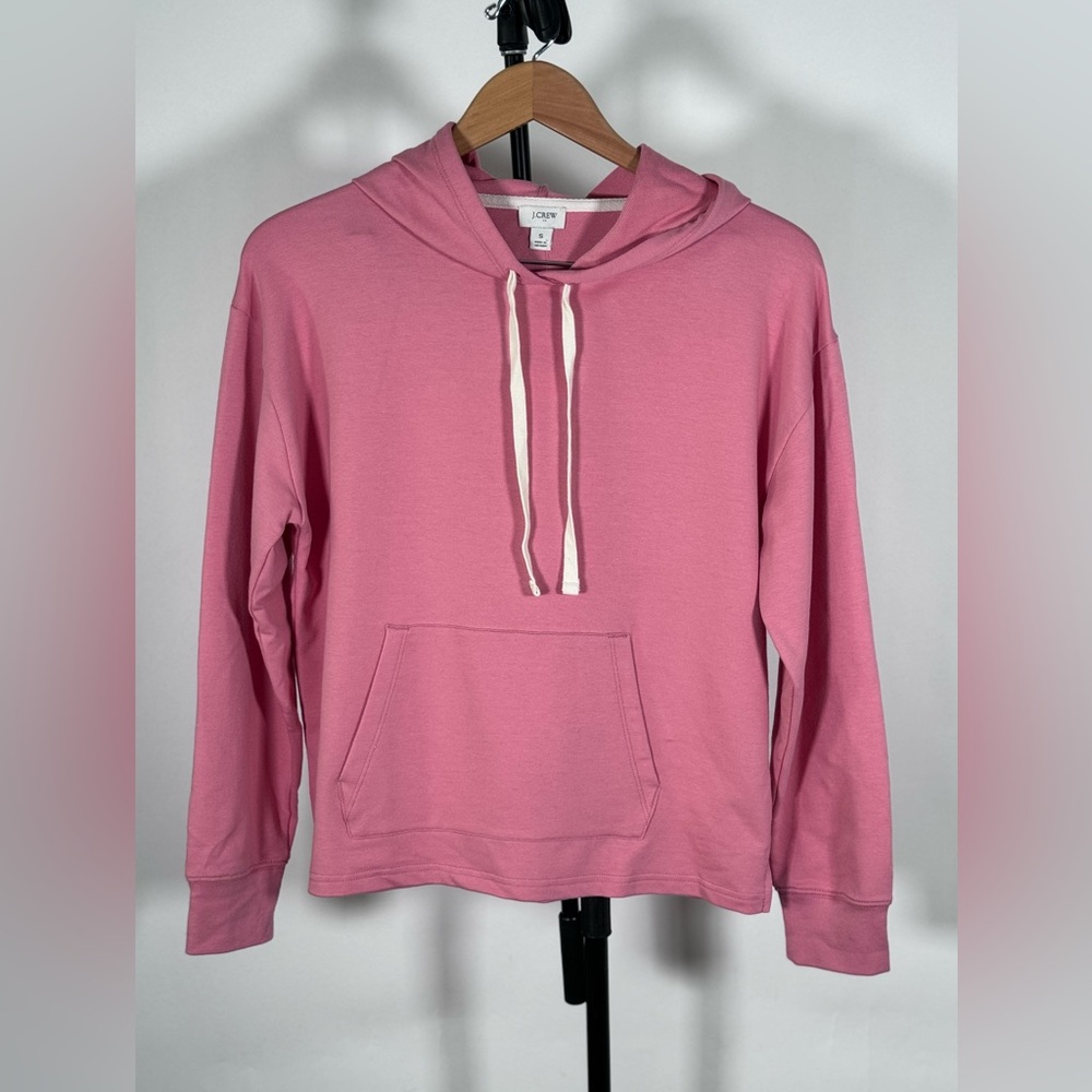 NWT Jcrew Factory Lightweight cotton-blend terry hoodie